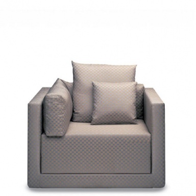 The Sydney fabric chair/leather version