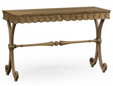 Console in natural oak Armadale, Jonathan Charles