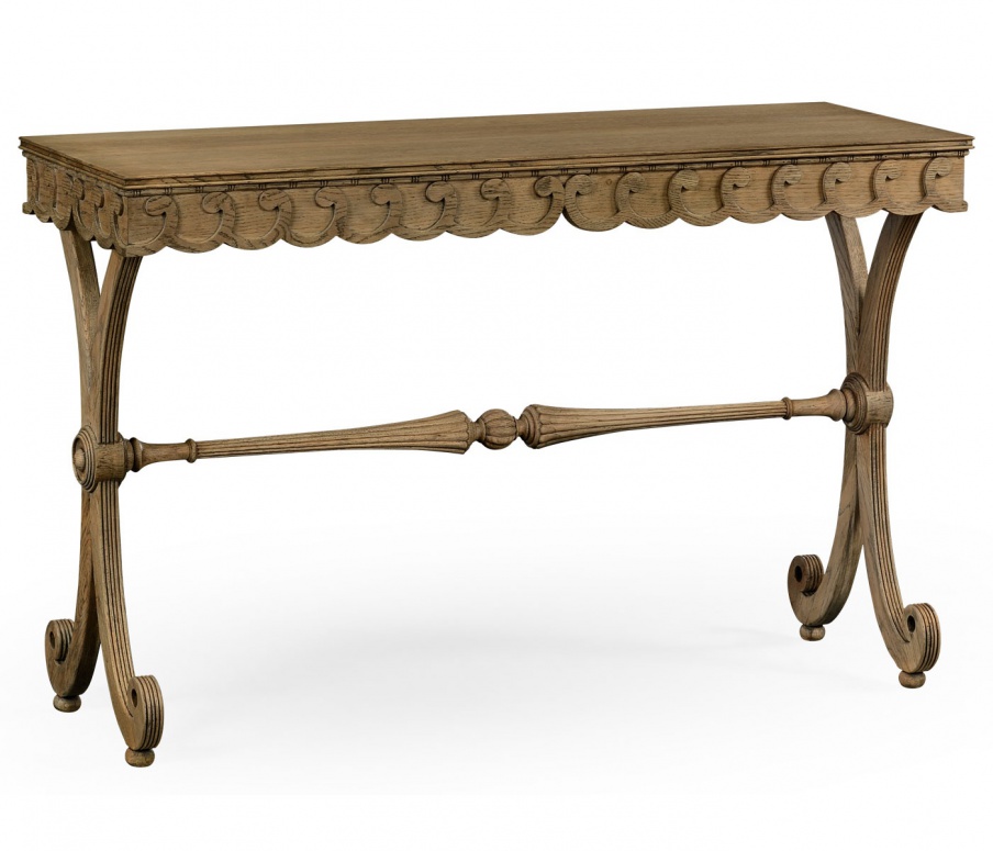 Console in natural oak Armadale, Jonathan Charles