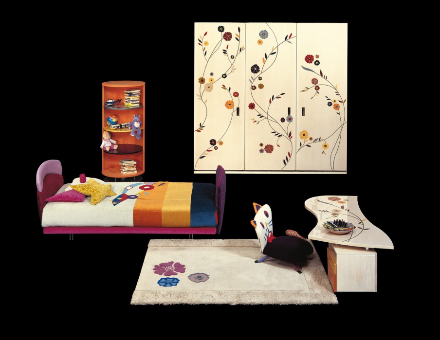 Set for children's room baby armadio Aurora, Il Loft