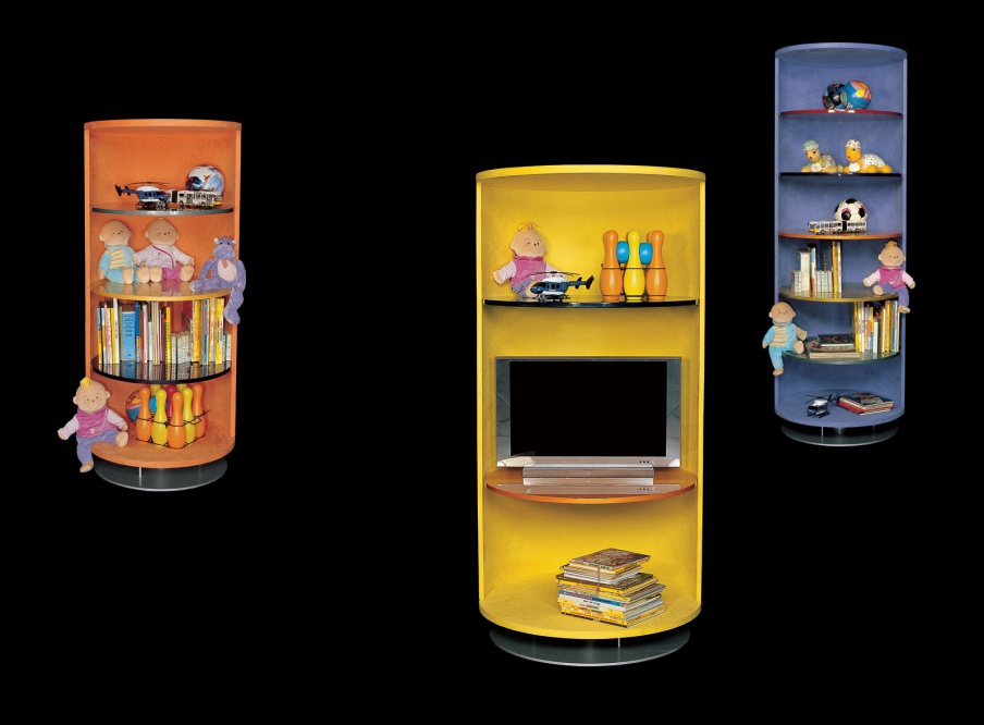 The cylindrical rack baby Cilindri, Il Loft