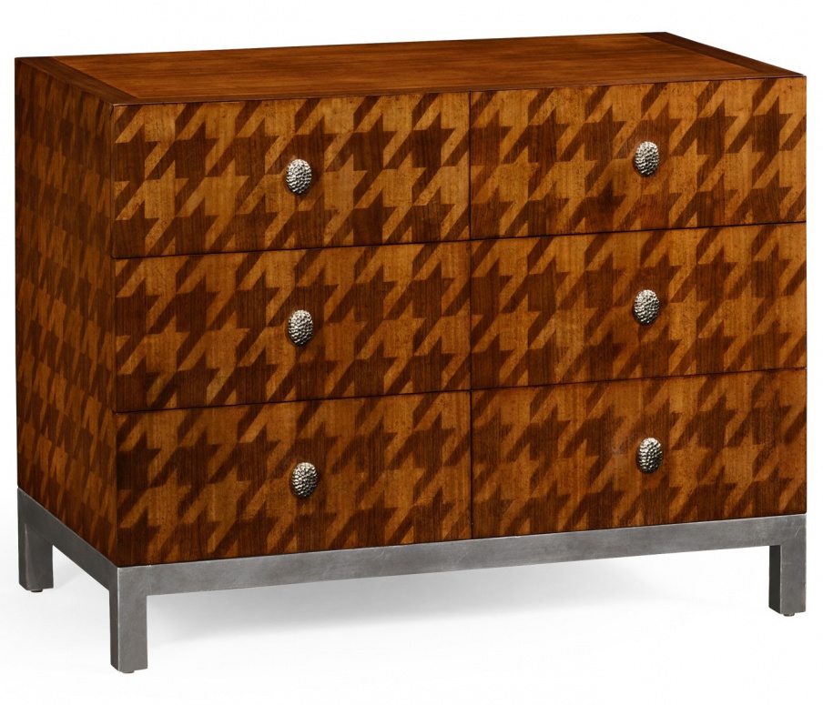 Dresser silver plated on base Houndstooth, Jonathan Charles