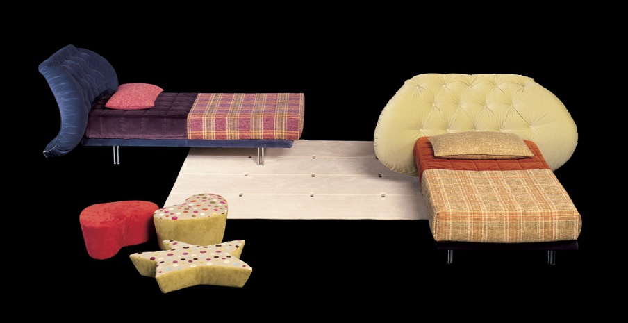 Children's bed baby Fly Capitonne, Il Loft