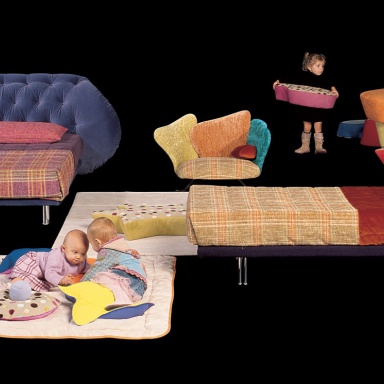 The Fly baby Capitonne bed