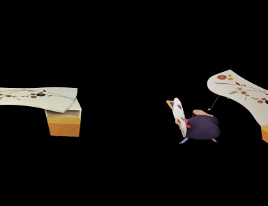 Writing Desk scrittoio baby Haki, Il Loft