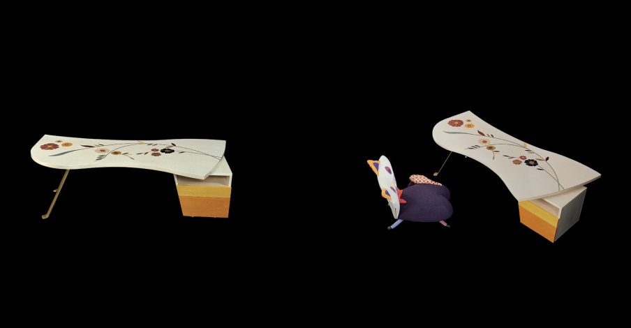 Writing Desk scrittoio baby Haki, Il Loft