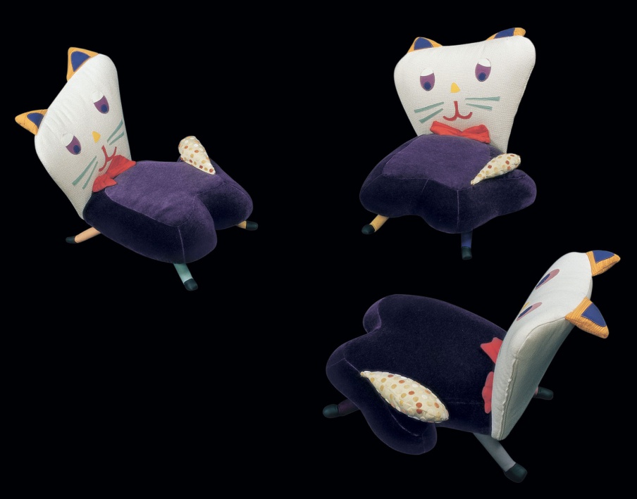 Chair with soft padded baby Micio, Il Loft