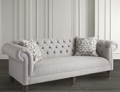 Sofa with tufted back Chesterfield, Bassett