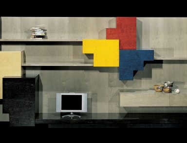 The modular Tower system, Il Loft (library furniture, Italy)