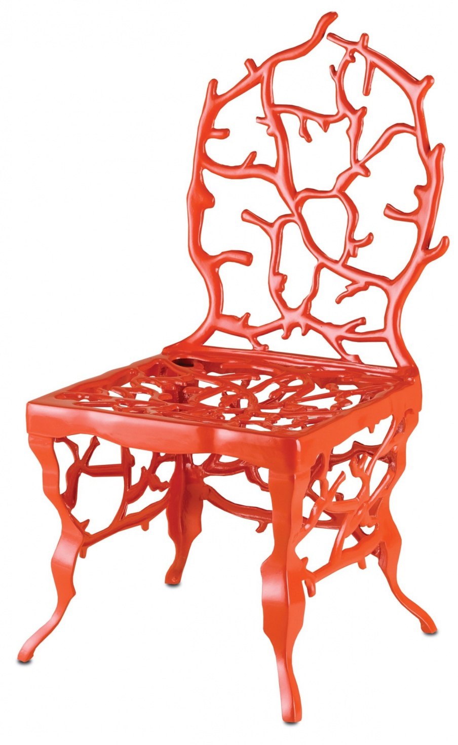 The Red Corail Chair, Currey & Company