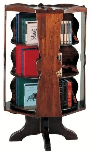 The rotating book rack, Maggi Massimo
