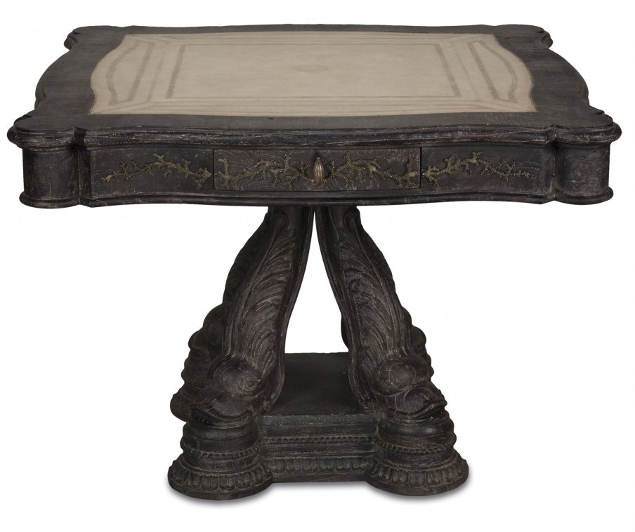 The Jules Game table square, Currey & Company