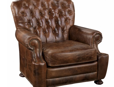 Leather chair, Maitland-Smith