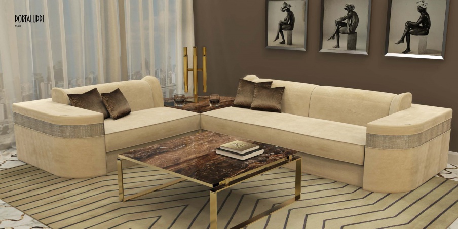 Corner sofa Portaluppi, Formitalia