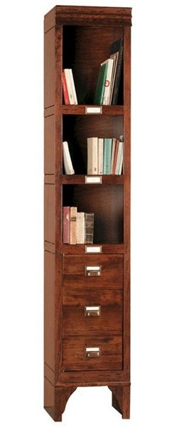 The angular book Cabinet solid wood, Maggi Massimo