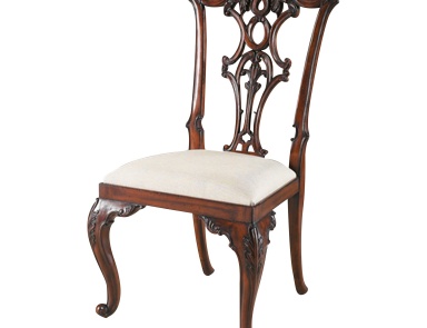 Chair with high back, Maitland-Smith