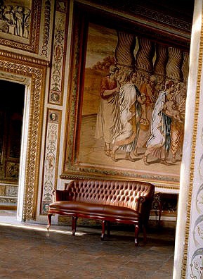 Sofa upholstered in leather Admiral, Mascheroni