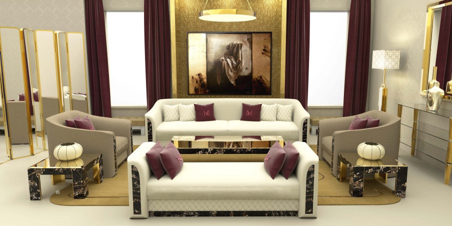 Living room (sofa set) Royal, Formitalia