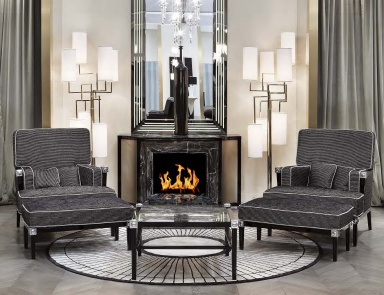 Chair with Ottoman King, Formitalia