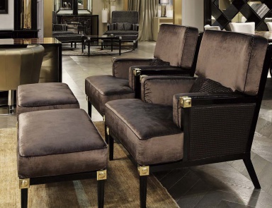 Chair with Ottoman foot King, Formitalia