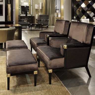 Chair with Ottoman King