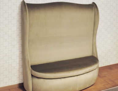 Bench with a high back Muzio, Formitalia
