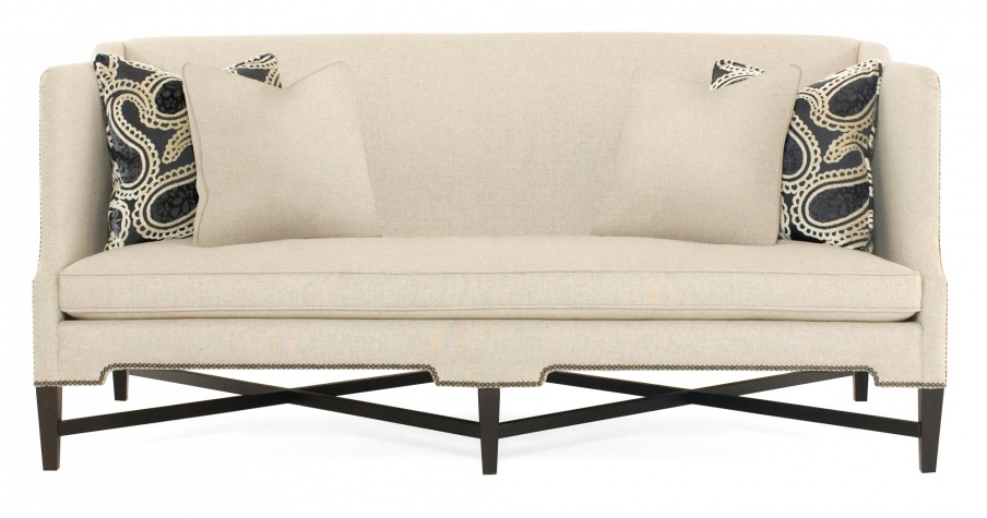Sofa with high armrests Cory, Bernhardt 