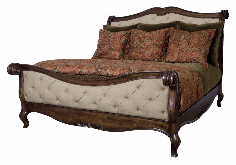 Bed with high headboard Eaton Square, Bernhardt