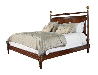 Double bed with high headboard, Maitland-Smith