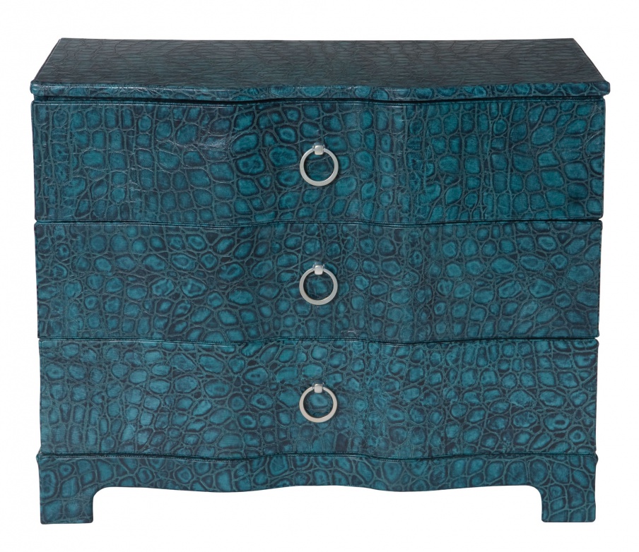 A chest of drawers with curved facade Vance Bachelor's, Bernhardt