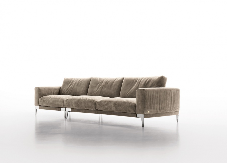 Three-seater sofa Blues, Alberta Salotti