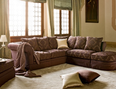 Sofa classic modular Dafne, Alberta Salotti