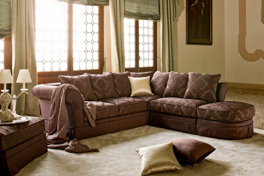 Sofa classic modular Dafne, Alberta Salotti