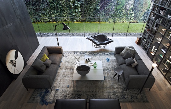 Modular sofa Bristol and other new products from Poliform 