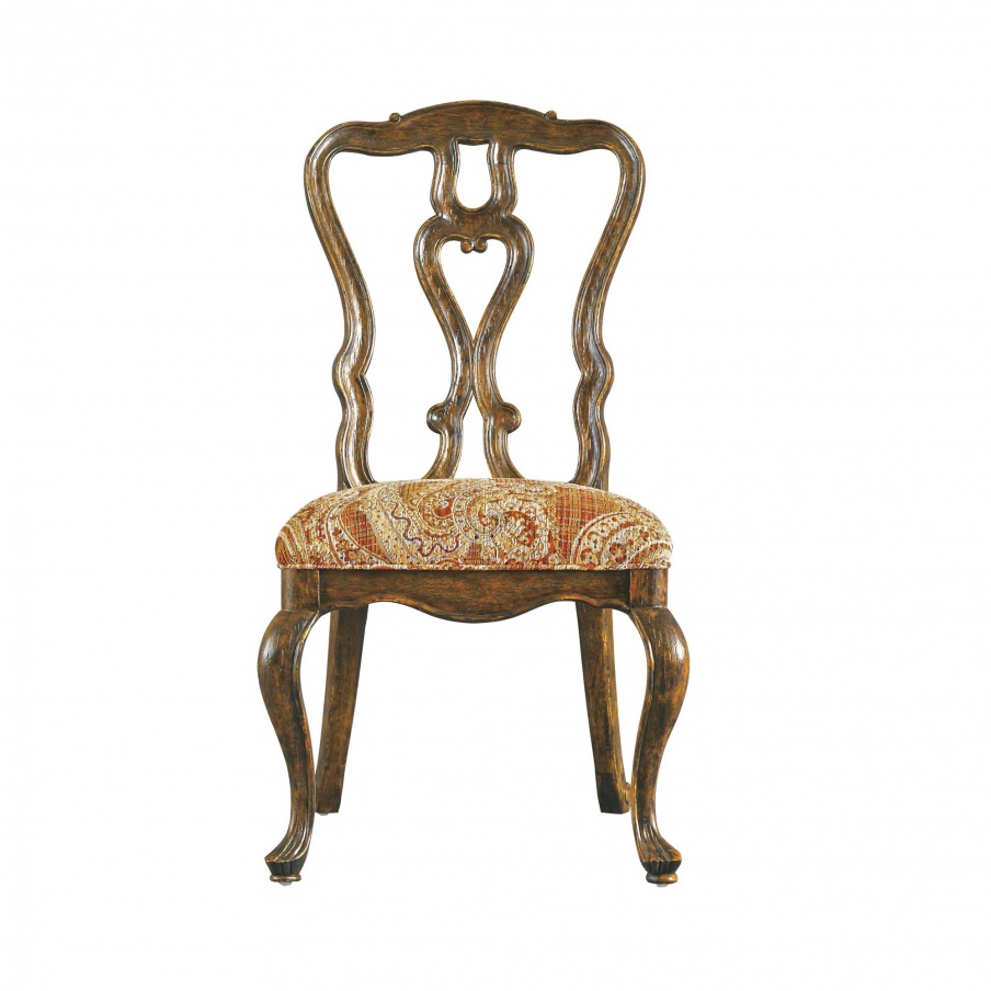 Rustica carved chair, Stanley Furniture