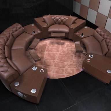 Semi-circular sofa Moviesa Round i