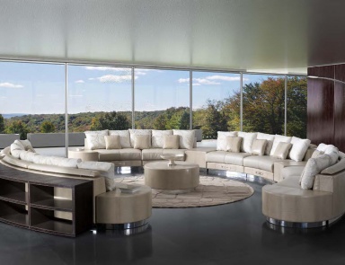 Semi-circular sofa Sitting A Round, Formitalia (semi-circular sofa round)