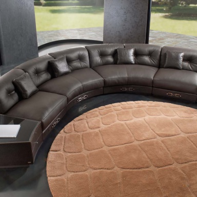 Semi-circular sofa Sitting Bla