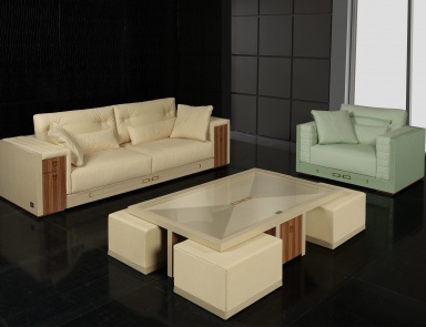 Living room (sofa set) SuitCase, Formitalia