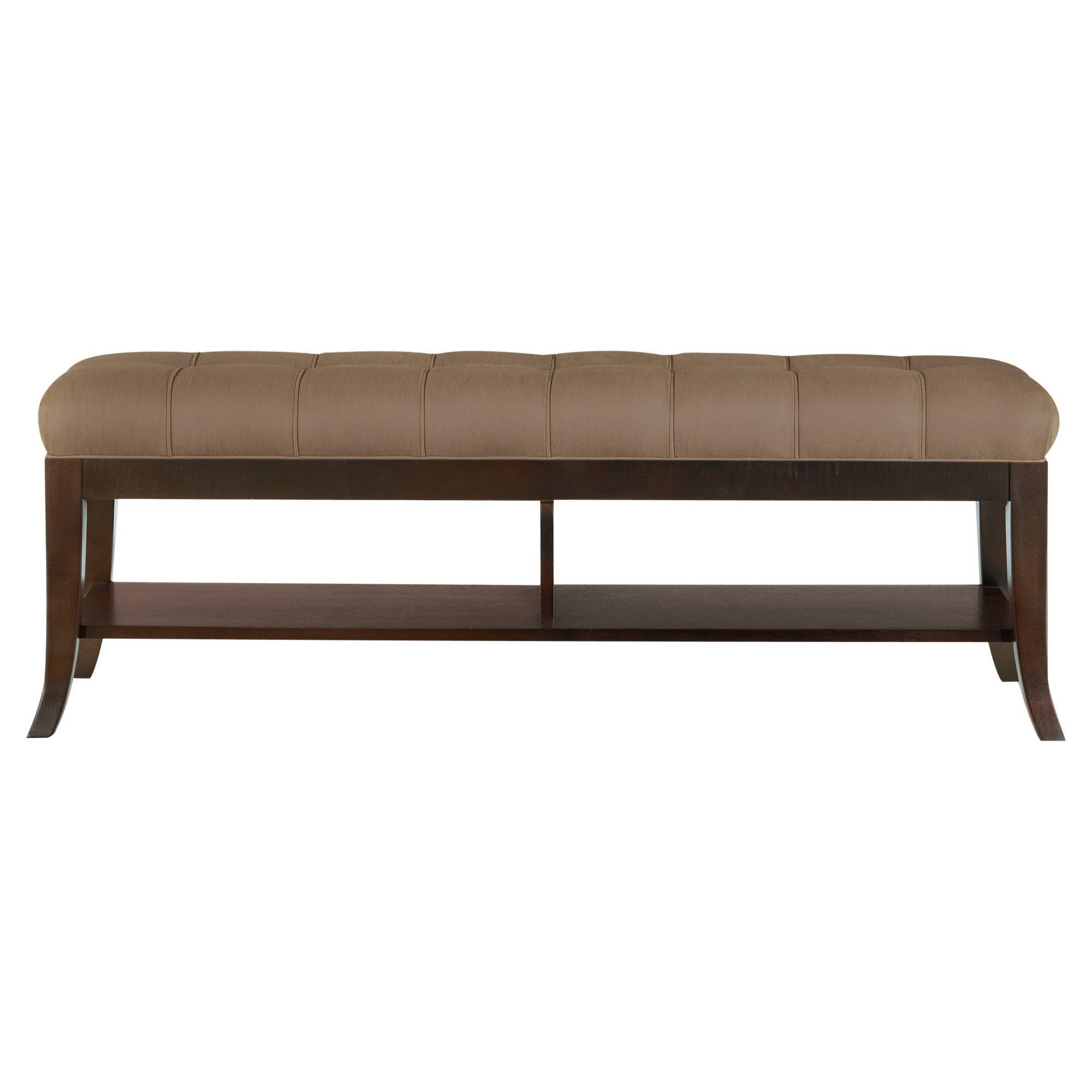 Bench bedside Hudson Street with a frame made of wood, Stanley