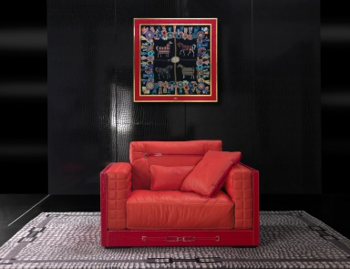 The chair Suitcase belt, Formitalia