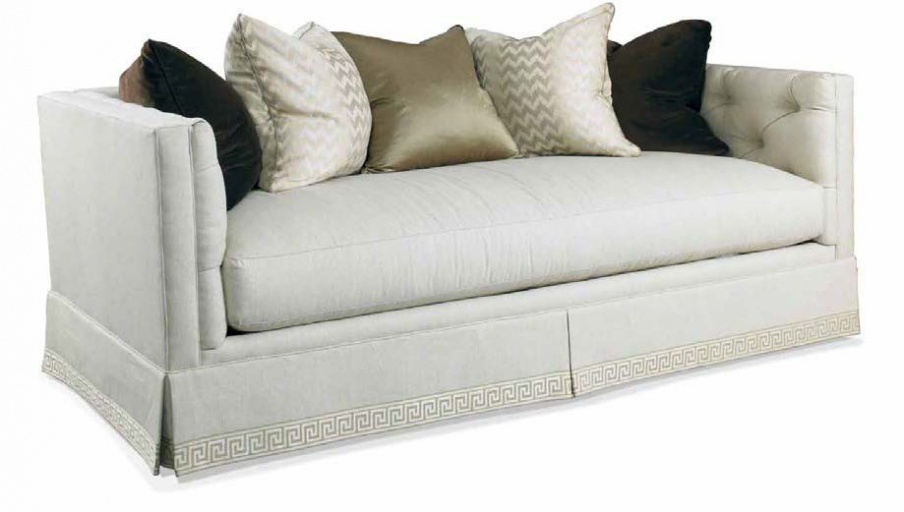Two-seater sofa, Hickory White