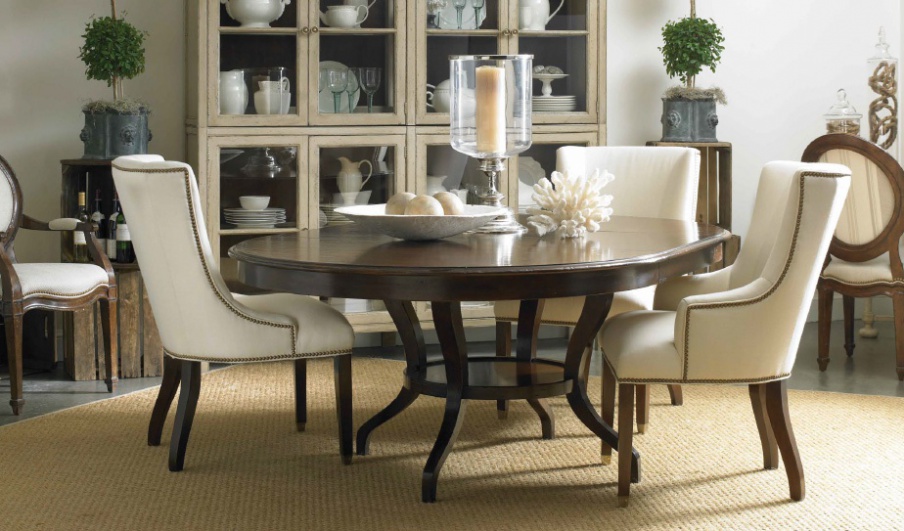 Dining table, Hickory White