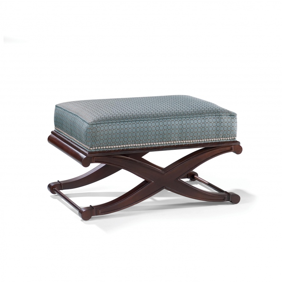 Andre pouf upholstered Sam Moore