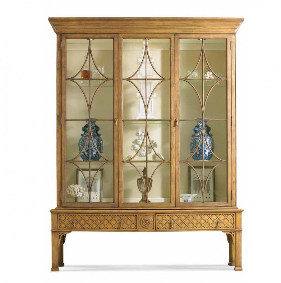 Showcase Display China, Hickory White