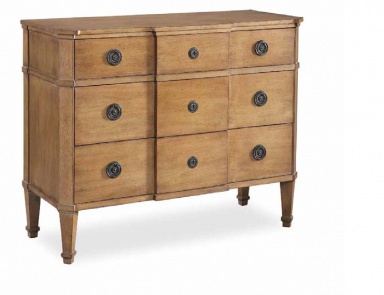 Dresser Drawer Chest, Hickory White