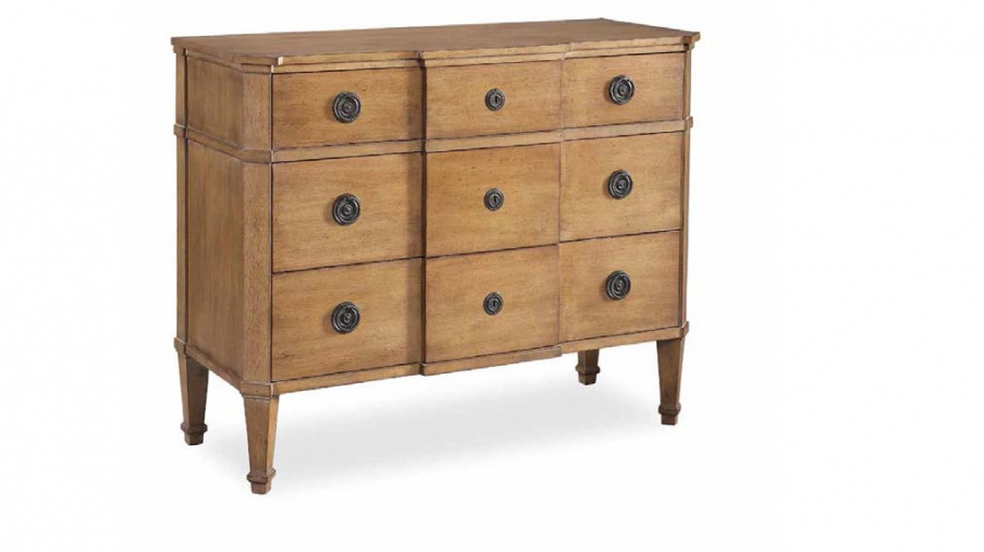Dresser Drawer Chest, Hickory White