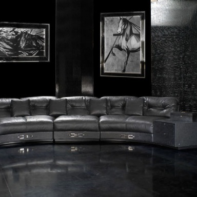 Semi-circular sofa Sitting 2010 BLA