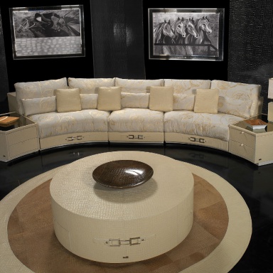 Semi-circular sofa Sitting 2010 BE