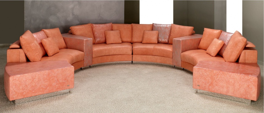 Modular sofa Sitting A Round, Formitalia
